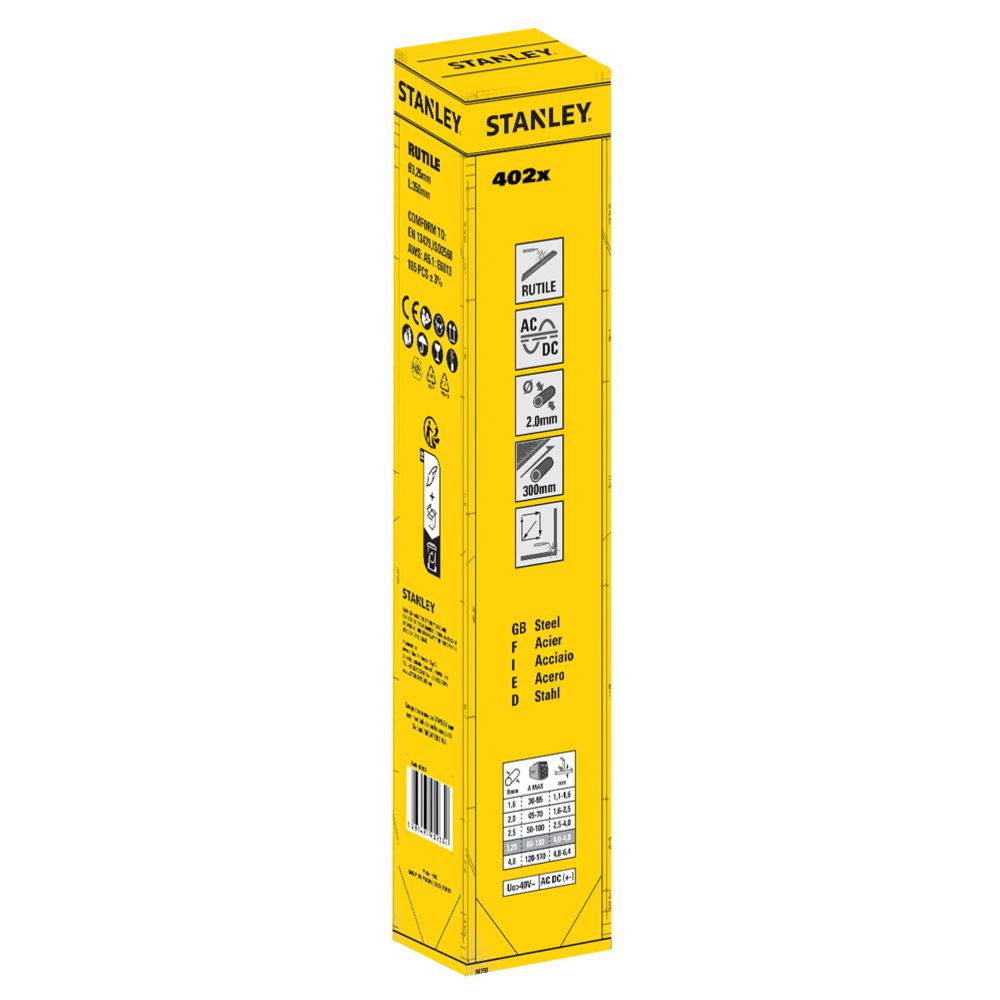 Stanley E6013 hitsauspuikko rutiili 2,0 x 300 mm 402 kpl