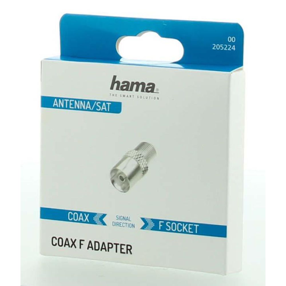 Hama antenniliitmik Coax emane - F-liitmik emane