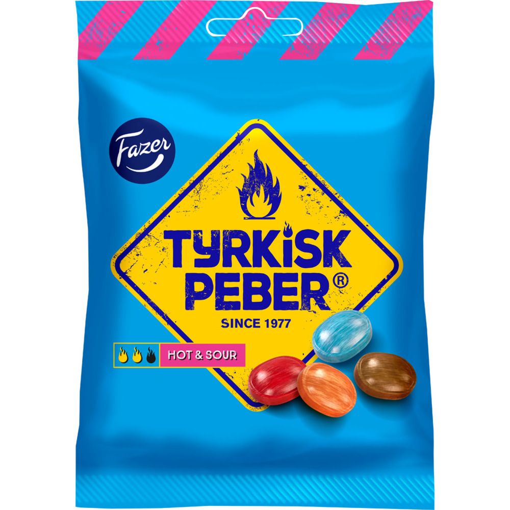 Fazer Tyrkisk Peber Hot & Sour 150 g