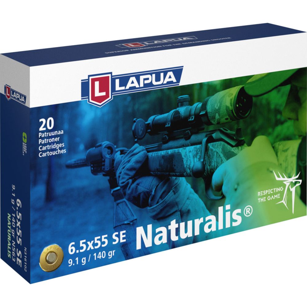 Lapua Naturalis 6,5 x 55 SE 9,1 g 20 kpl