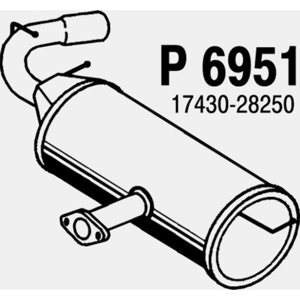 Takaäänenvaimentaja 14-6887