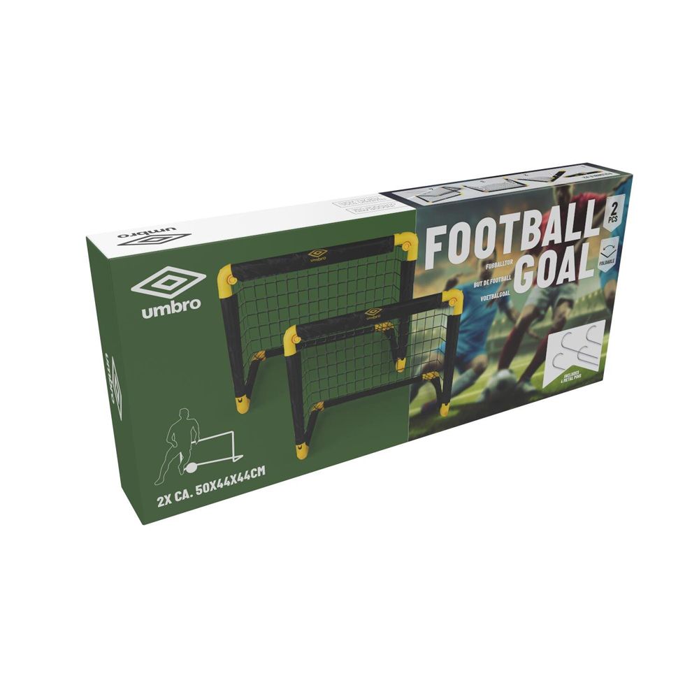 Umbro fotbollsmål 50 x 44 x 44 cm 2 st.