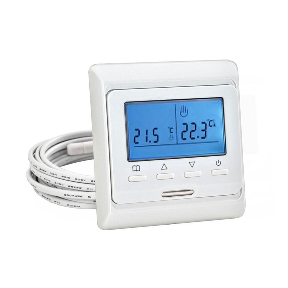 Båden digital termostat med veckotimer vit IP20