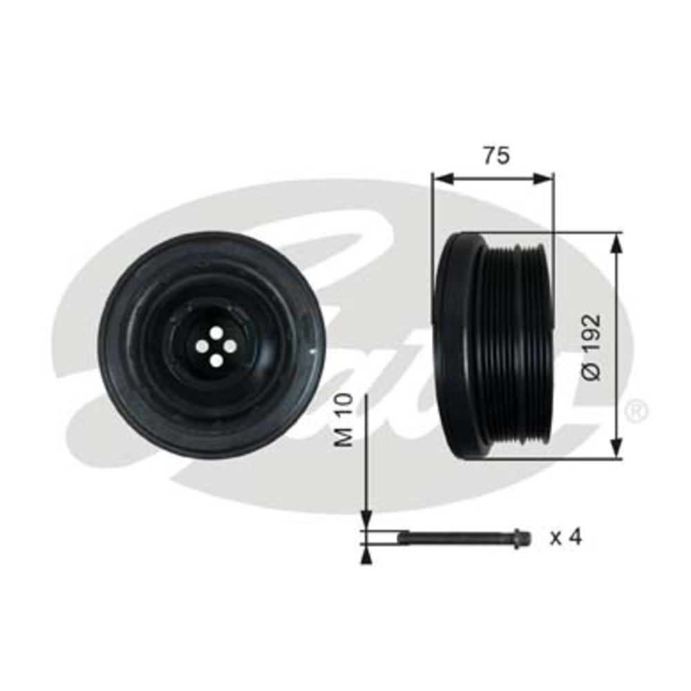 Väntvõlli rihmaratas 30-0795