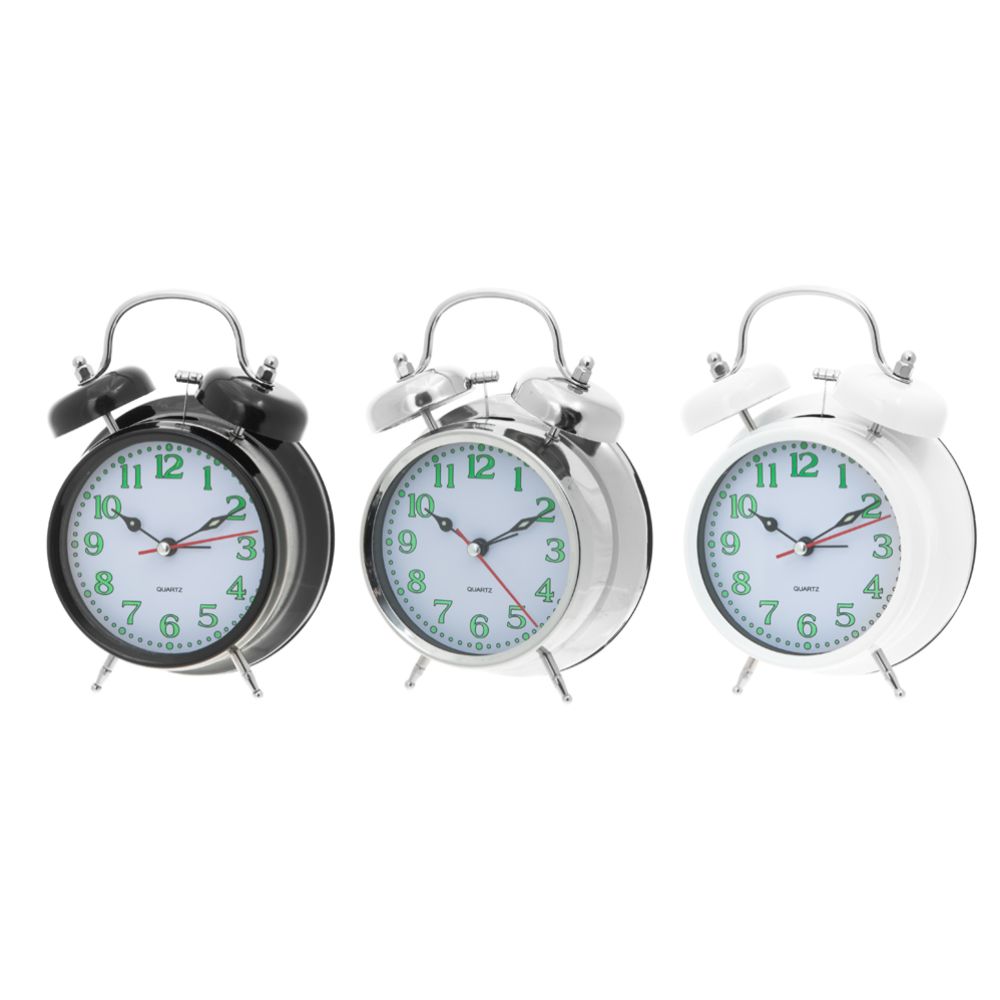 4Living väckarklocka 11 cm lysande