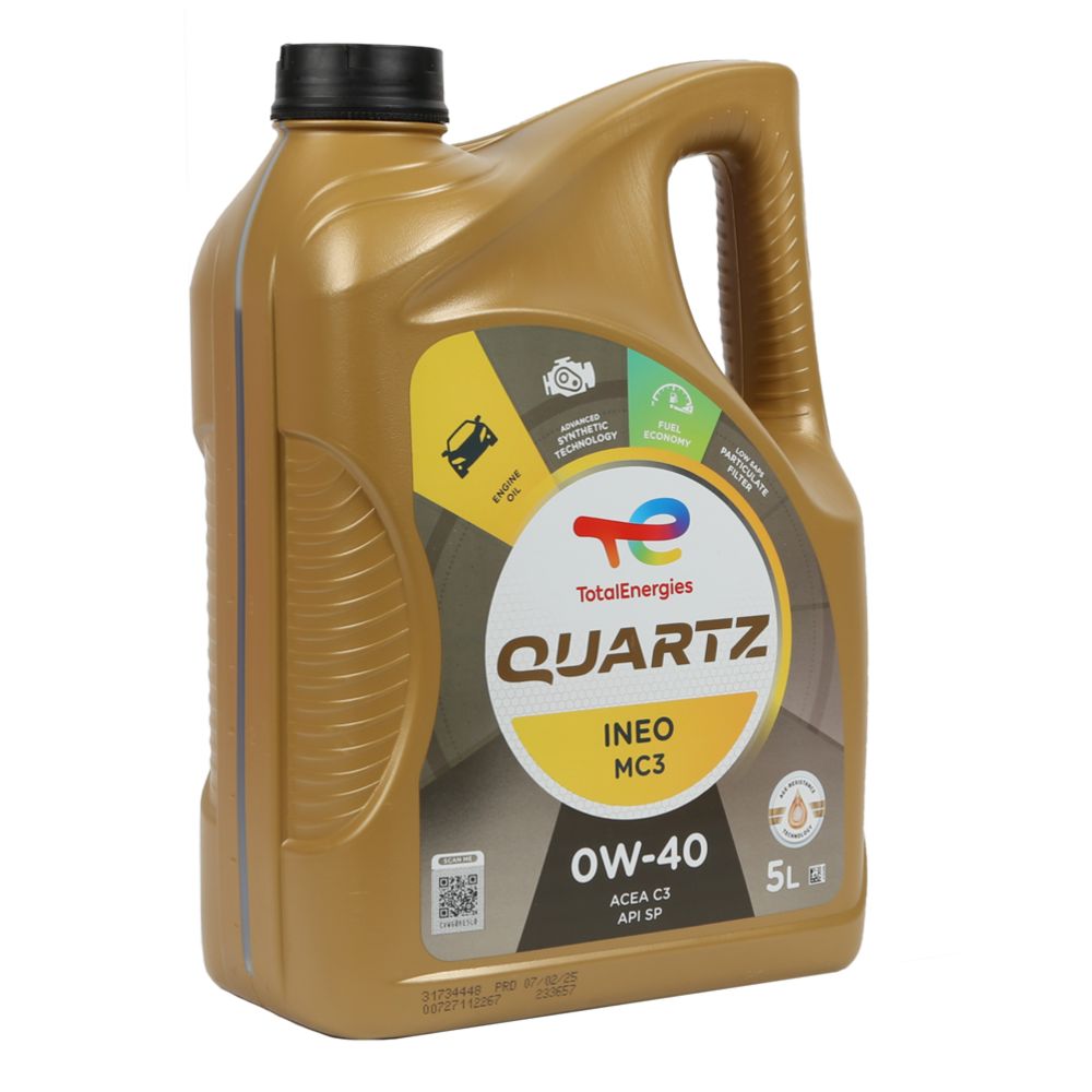 Total Quartz Ineo MC3 0W-40 motorolja 5 L