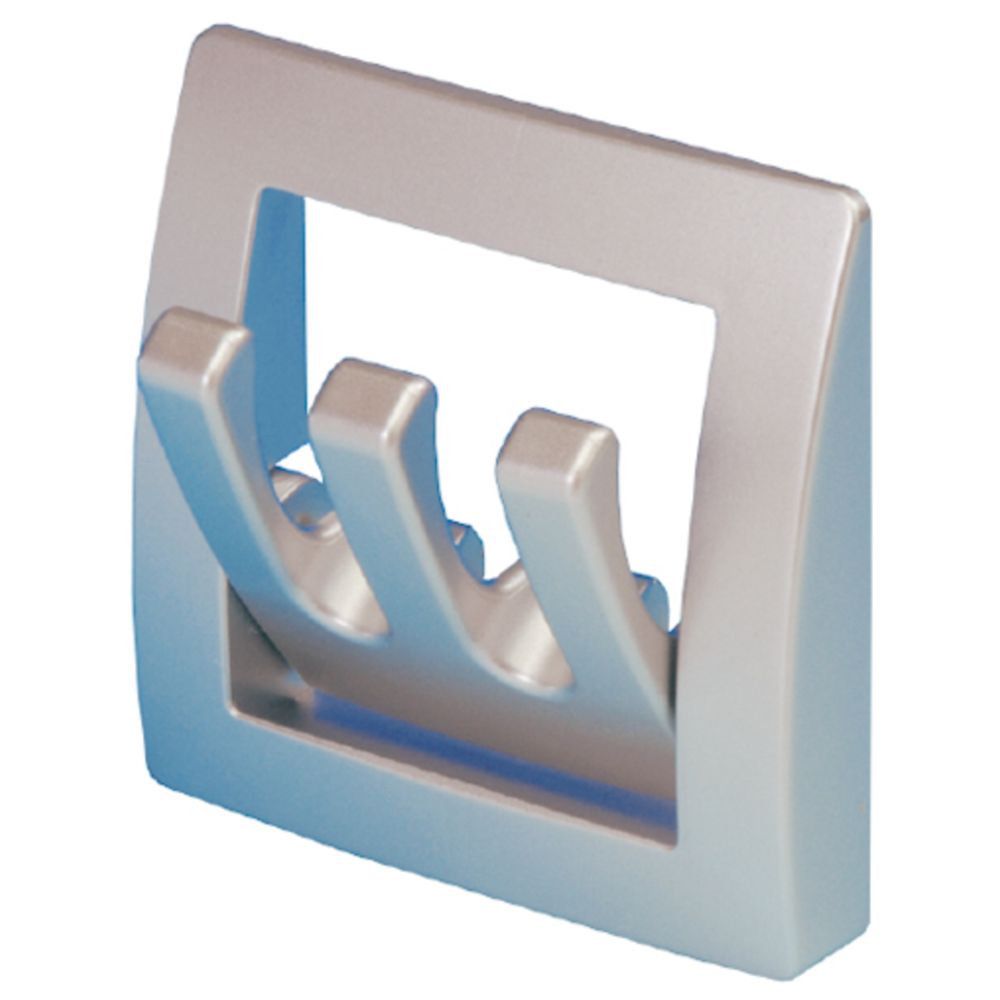 Vikbar klädkrok aluminium 75 x 75 mm