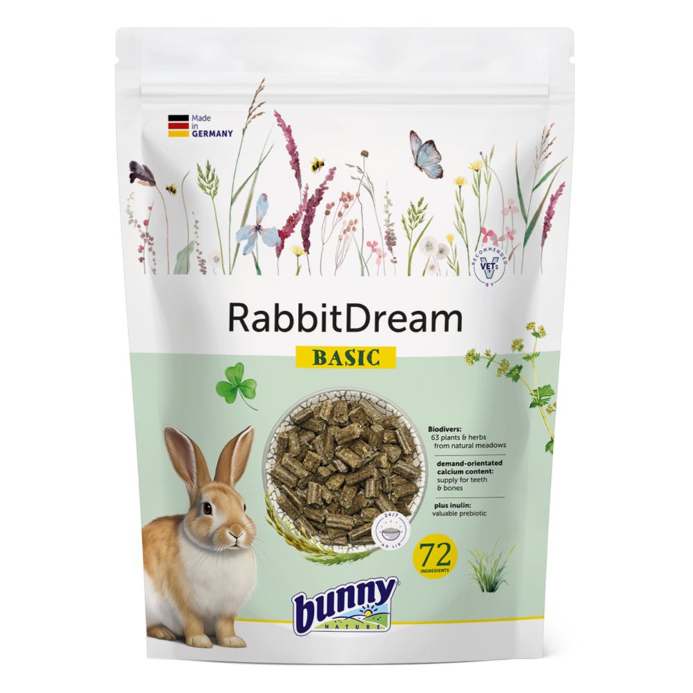 Bunny Nature RabbitDream Basic Kanin ruoka 1,5 kg