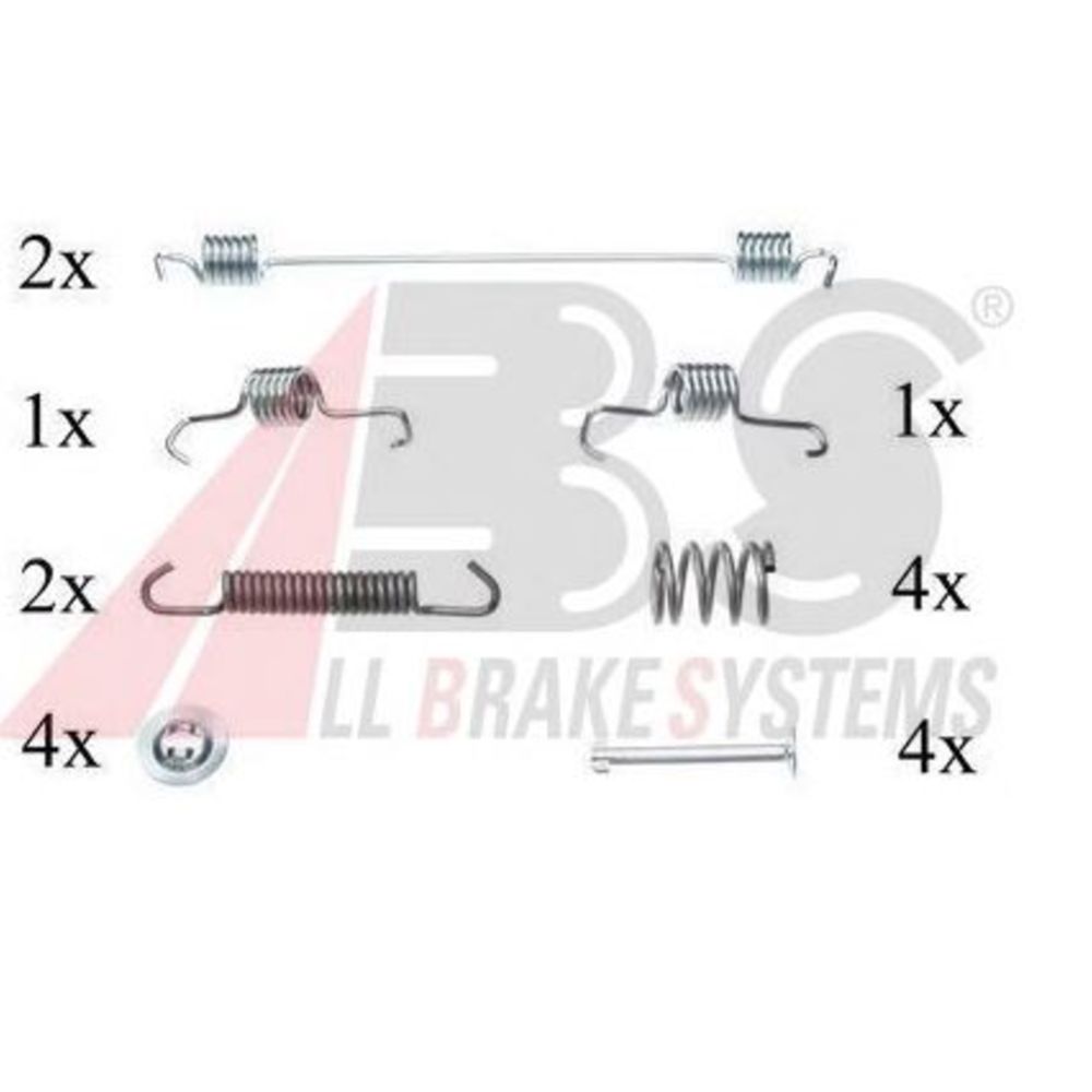 Jarrukenkien asennussarja 23-0819