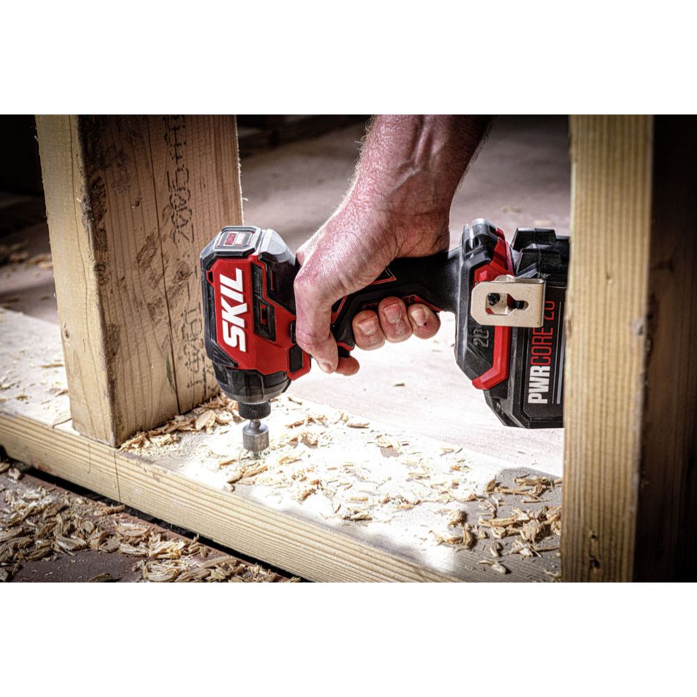 SKIL 3225 CA Compact hiiliharjaton akkuiskuruuvinväännin 20 V