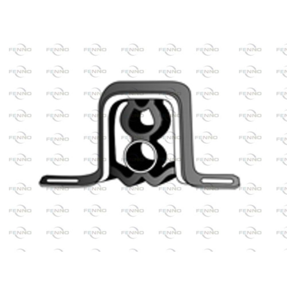 Pakoputkiston kumipalkki 14-50102