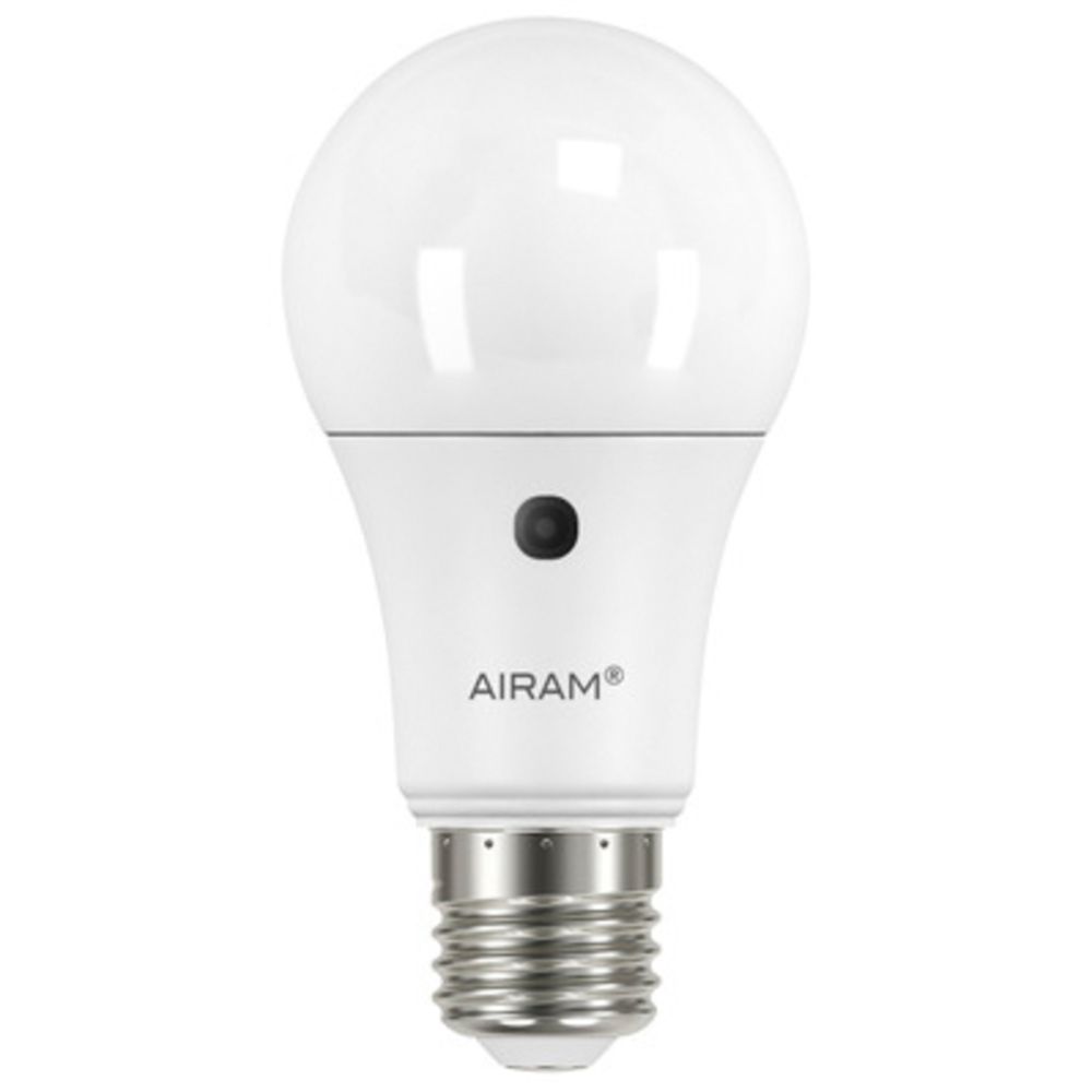 Airam LED-ümarlamp, E27, 11 W, 4000 K, 1060 lm, hämaraanduriga