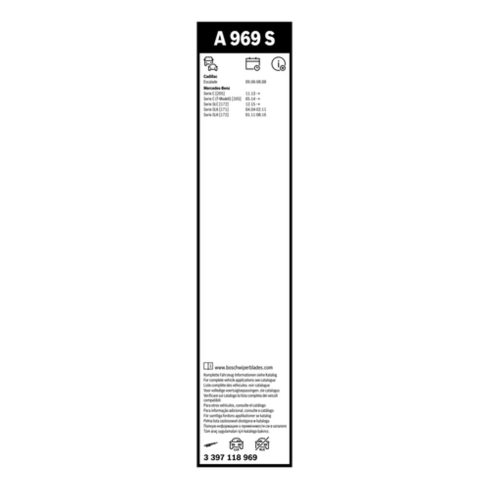 Bosch AeroTwin A969S tuulilasinpyyhkimet 55 + 55 cm