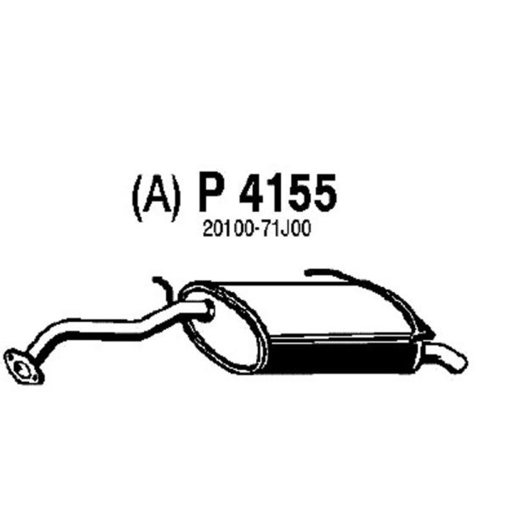 Takaäänenvaimentaja 14-4153