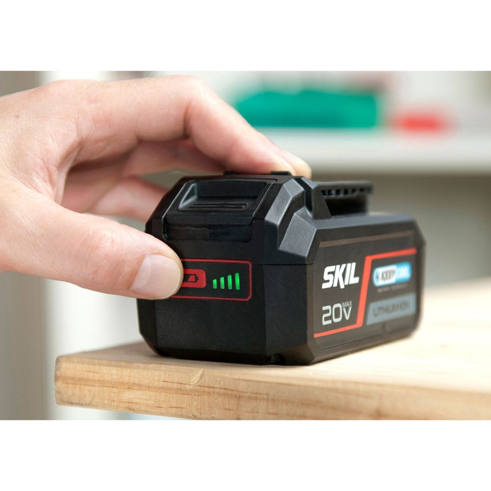 SKIL 3111 AA snabbladdare 20 V + 4,0 Ah batteri