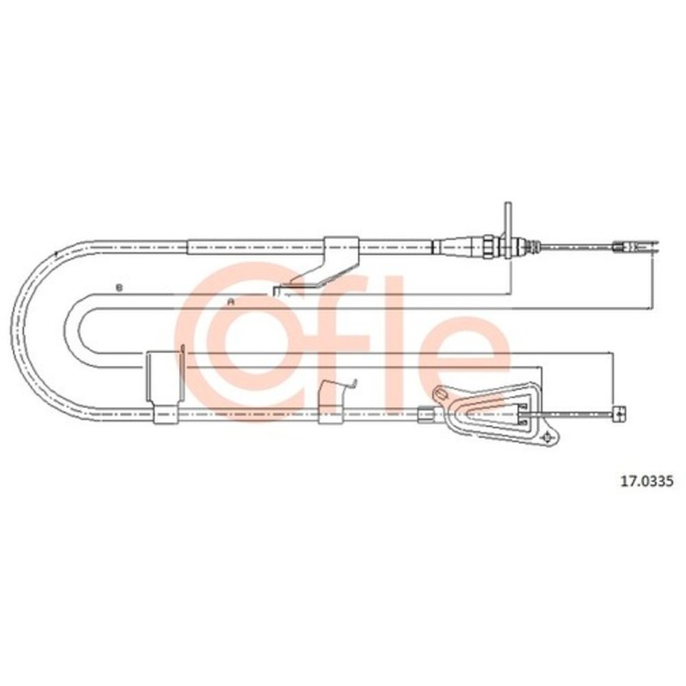 Käsijarruvaijeri 24-7857
