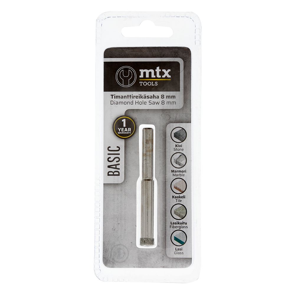 MTX Tools Basic diamanthålsåg 8 mm