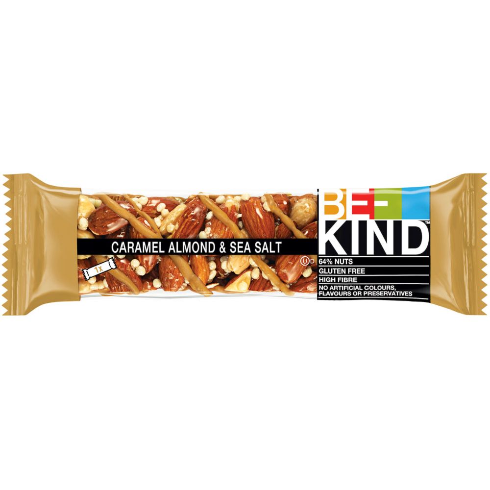 BE-KIND Caramel Almond & Seasalt 40 g