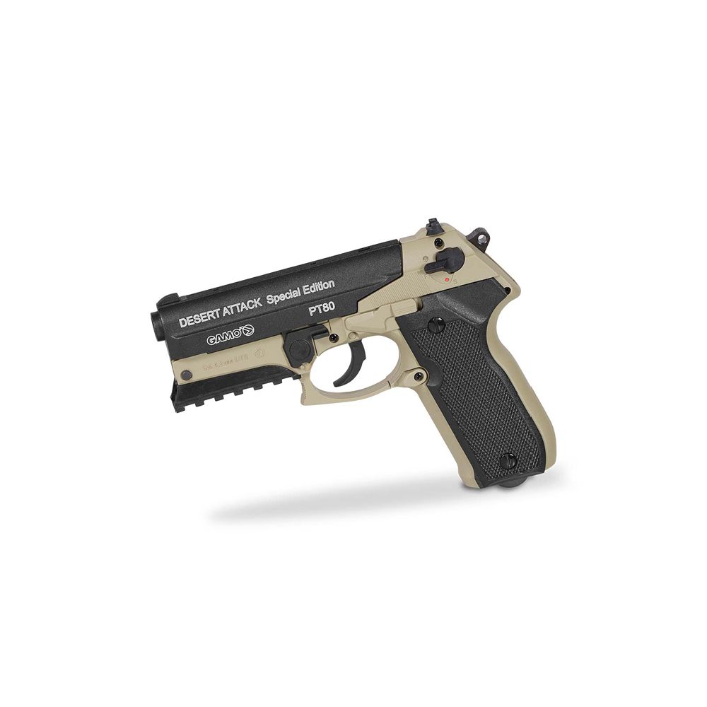 Gamo PT-80 Desert Attack ilmapistooli hiekka 4,5 mm