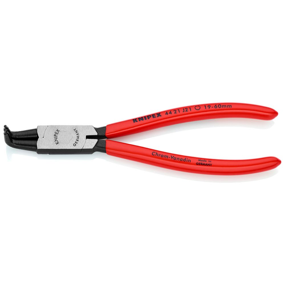 Knipex® 44 21 J12 böjd låsringstång klämmande 170 mm 19-60 mm