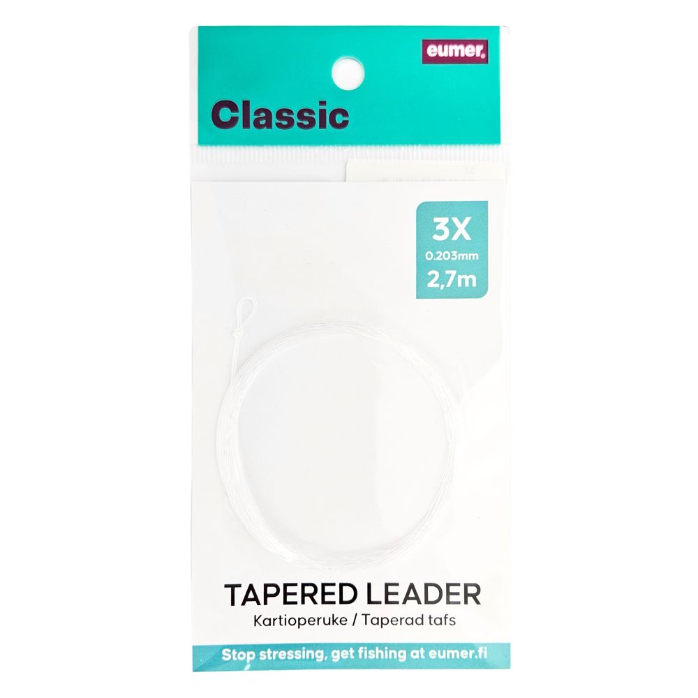 Eumer Classic taperad tafs i nylon 9'