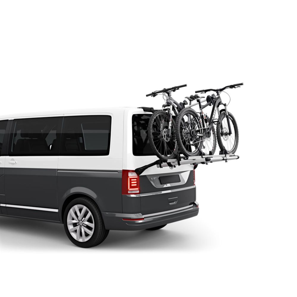 Thule WanderWay Platform 2 911 jalgrattahoidik tagaluugi külge VW T6 Transporter