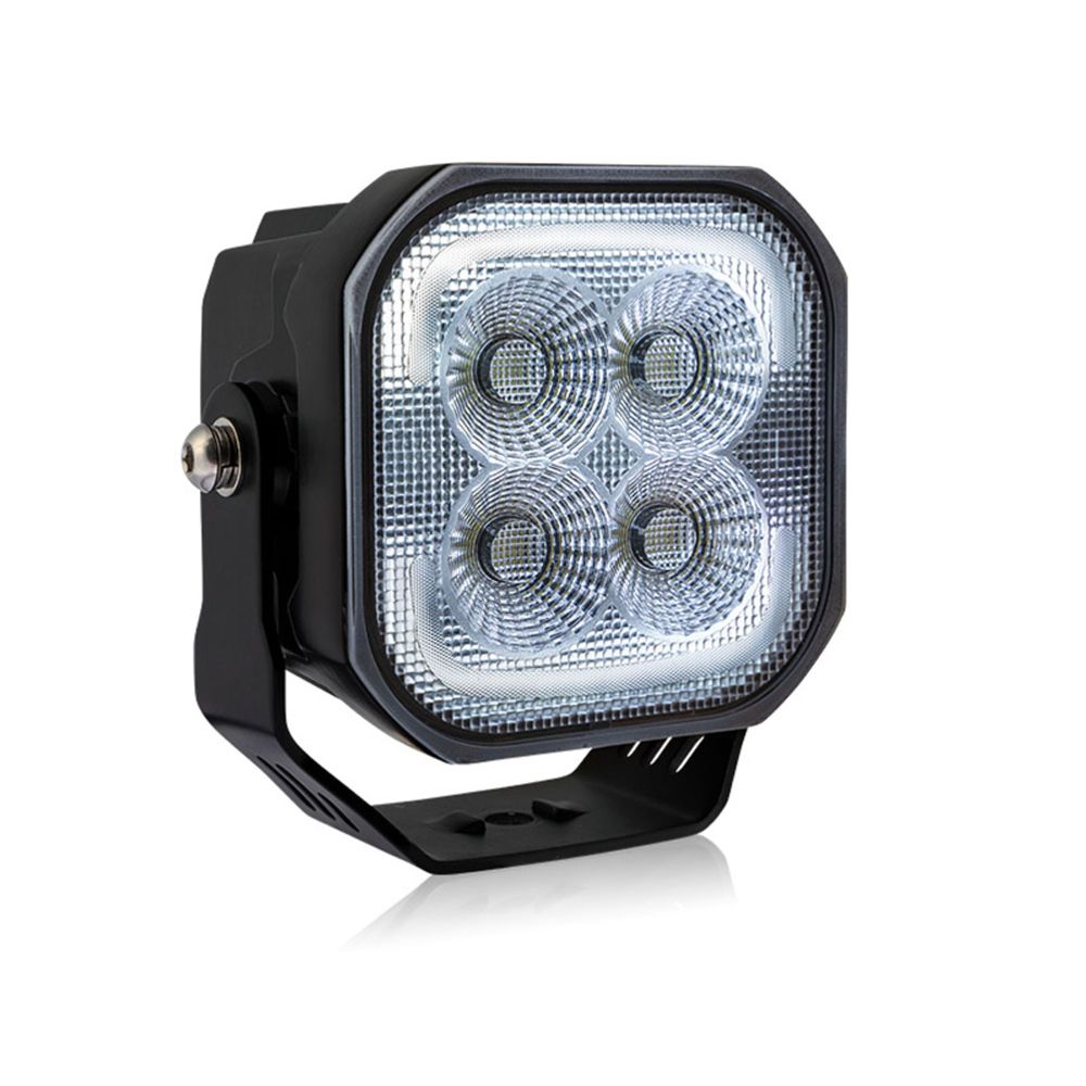 Bullpro Bully 6000 LED-arbetsbelysning 6990 lm 80 W fyrkantig 12–48 V R10/R148