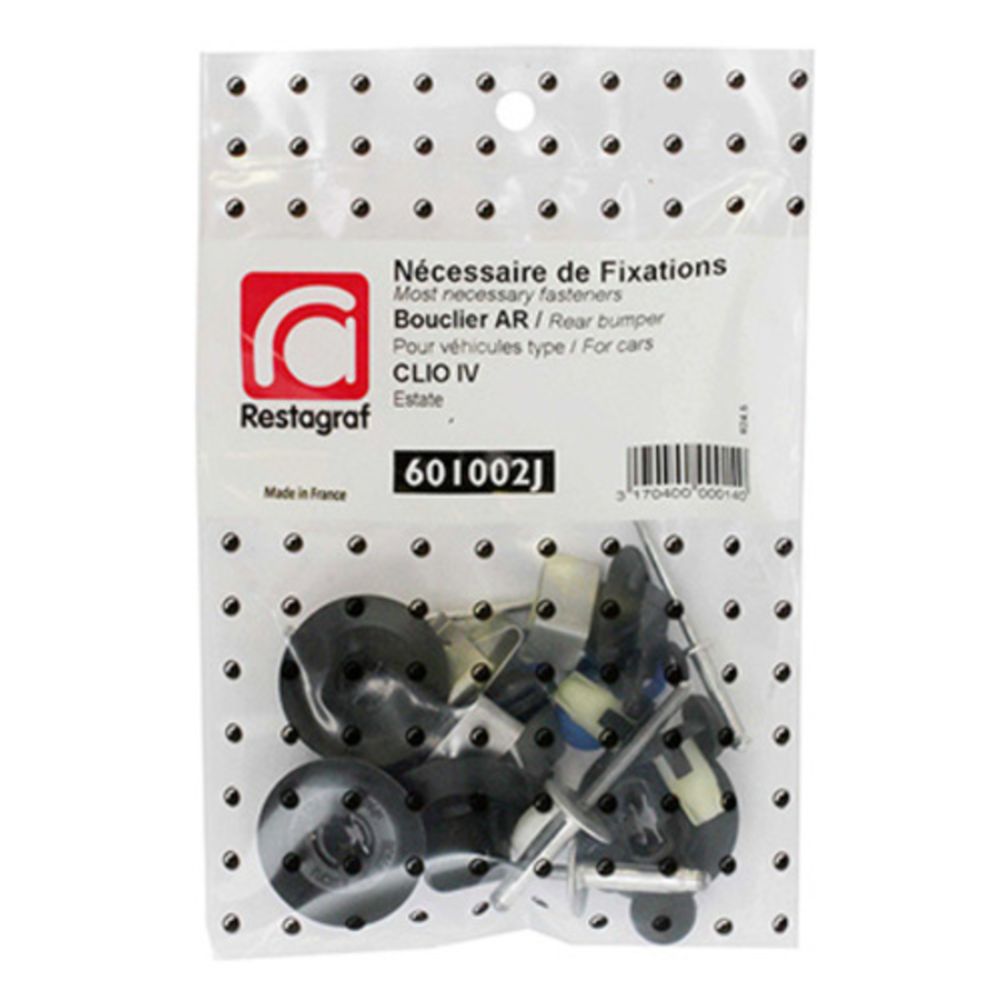 Kiinnikesarja Renault takapuskuri 601002J 17 osaa
