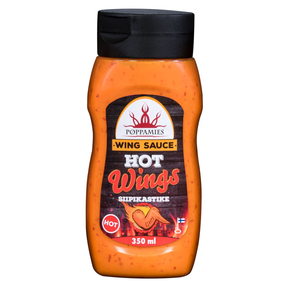 Poppamies Wing Sauce Hot 340 g