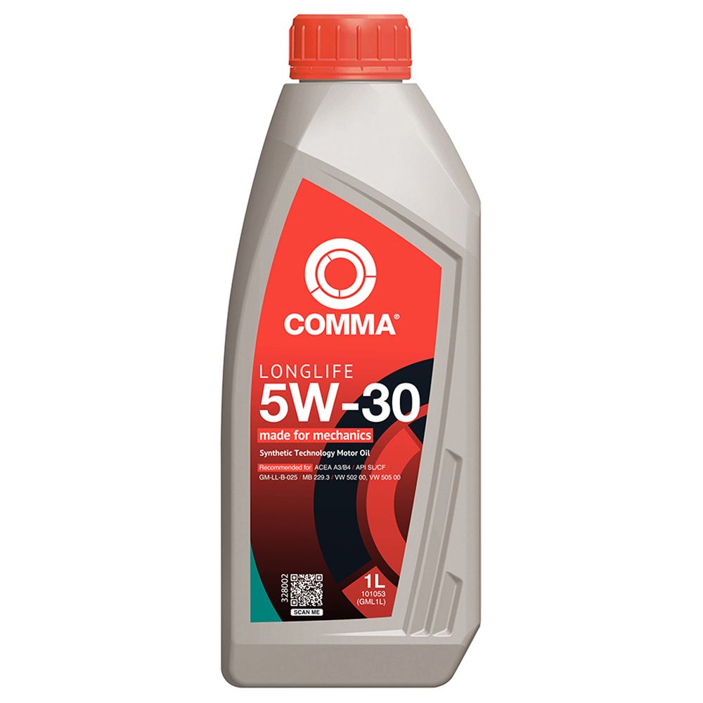Comma Longlife 5W-30 GM motorolja 1 l