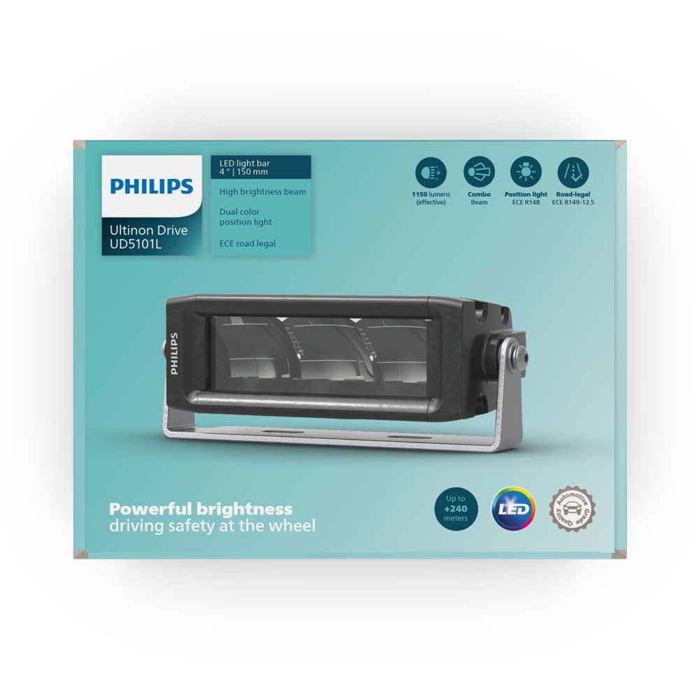 Philips Ultinon Drive UD5101L LED ljusramp 4’’ 30 W Ref. 10