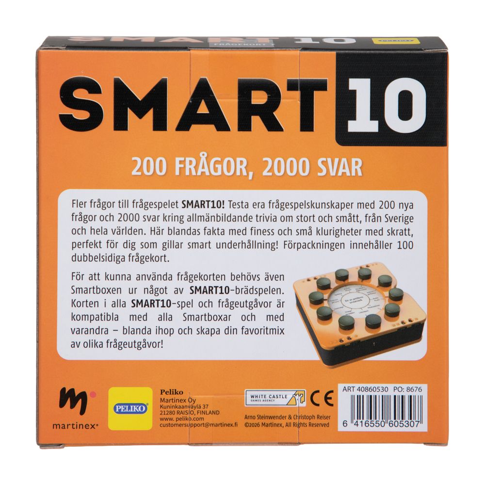 Smart10 Kysymyskortit 7 Ruotsinkielinen