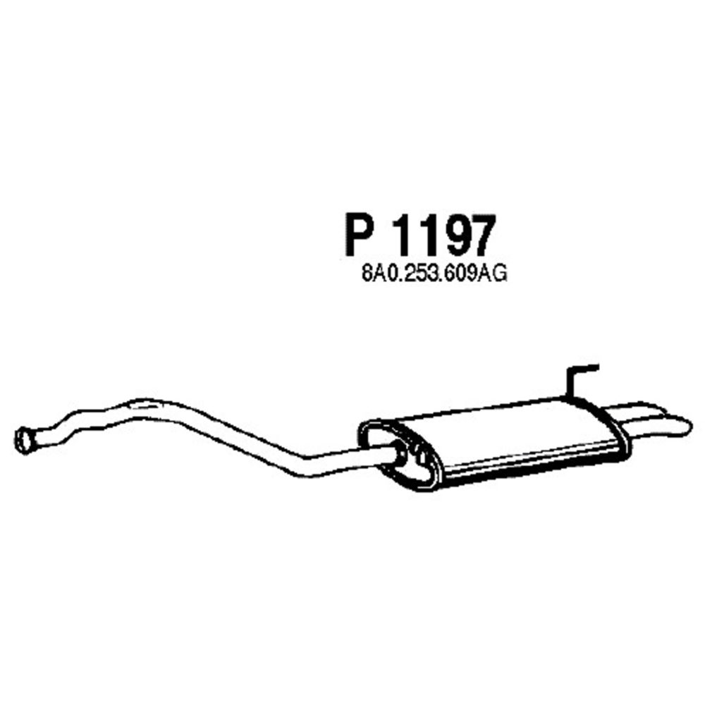 Takaäänenvaimentaja 14-1228