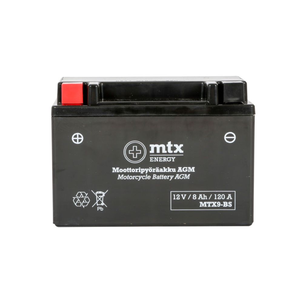 MTX Energy AGM-aku 12 V 8 Ah "MTX9-BS" (P150 x L87 x K105 mm)