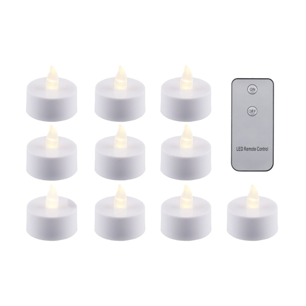 Finnlumor LED küünalde komplekt, kaugjuhitav, 10 tk