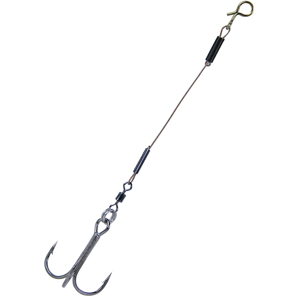 K.P Baits lisäkoukku leikarilla 12 kg 4 cm #4 2 kpl