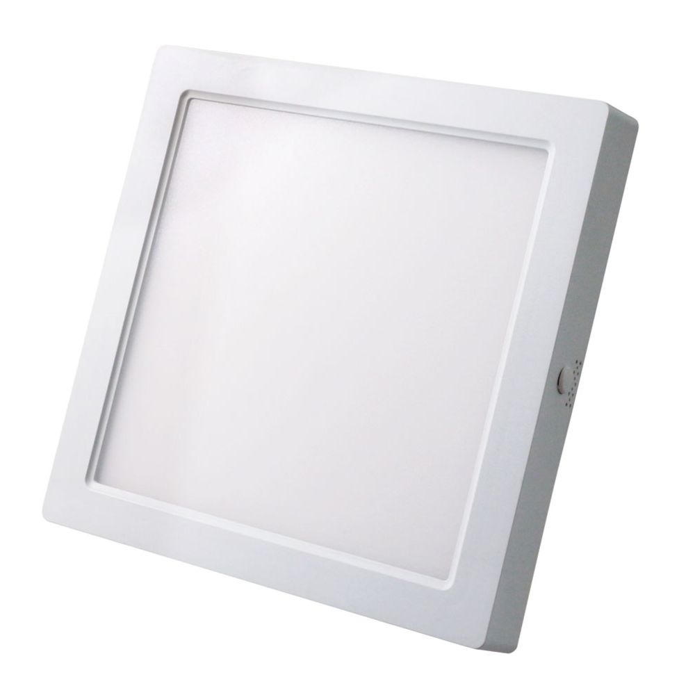 LED paneelivalo sisäänrakennetulla liitäntälaitteella pinta-asennus, neliö 18W 3500K 1340 lm