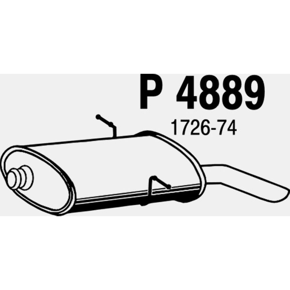 Takaäänenvaimentaja 14-4811