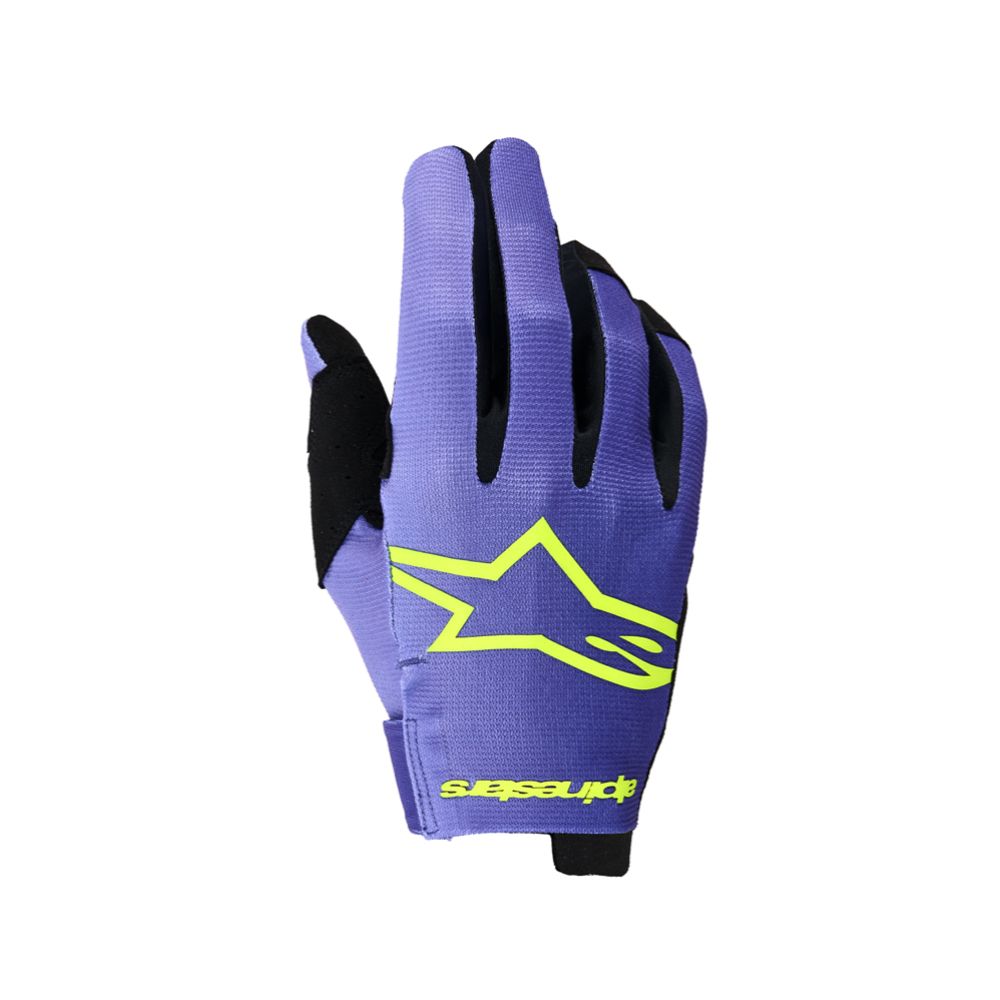 Alpinestars Radar ajohanskat violetti/keltainen