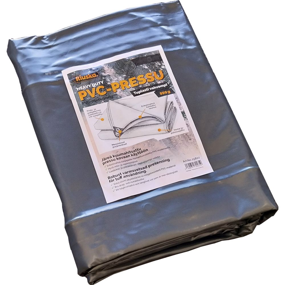 Riuska PVC pressu 550 g/m²