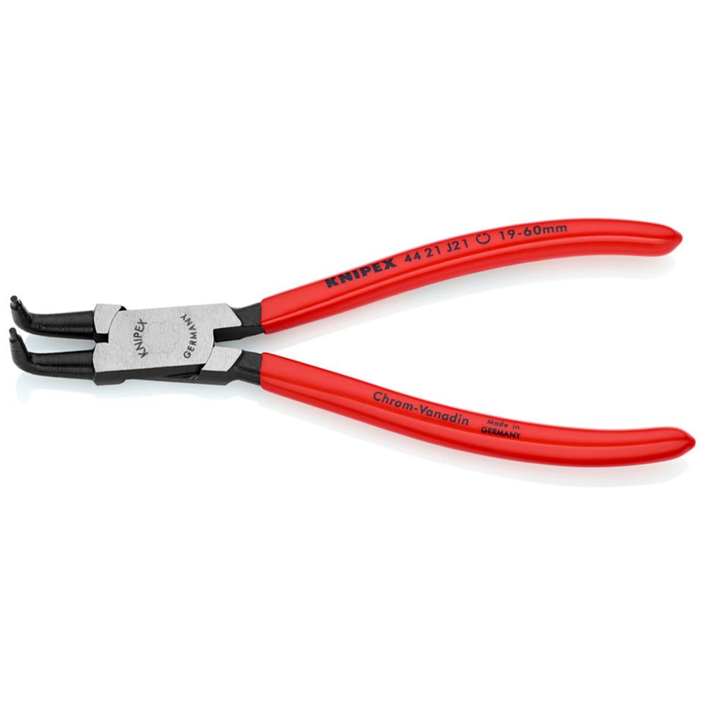 Knipex® 44 21 J12 böjd låsringstång klämmande 170 mm 19-60 mm