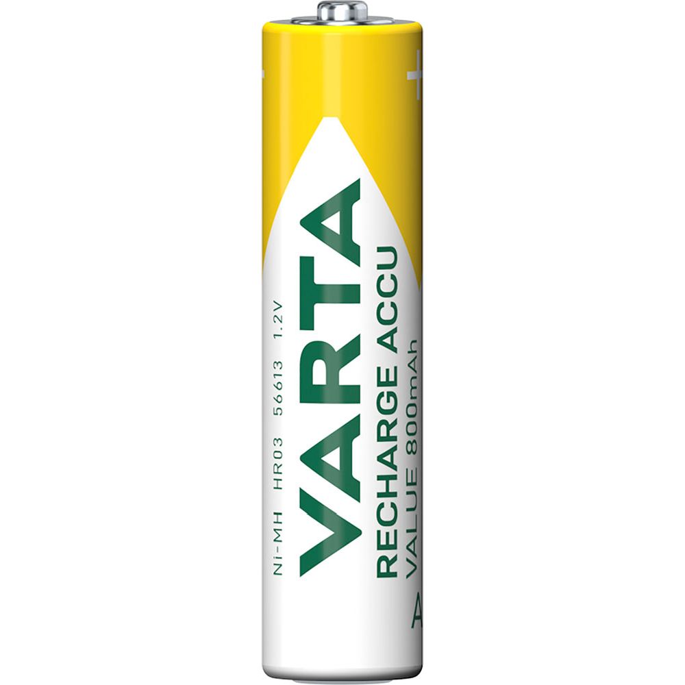 VARTA Value AAA 800 mAh laddningsbart batteri 4 st.