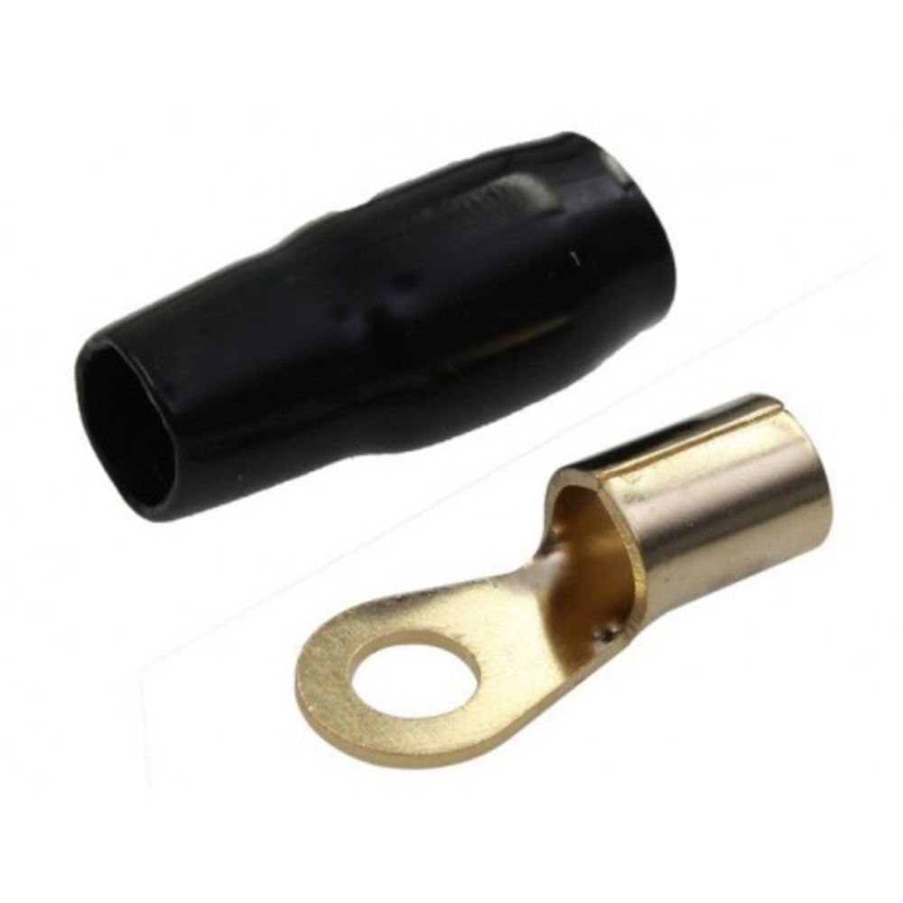 FOUR Connect rengasliitin 35mm² M8 musta 5kpl