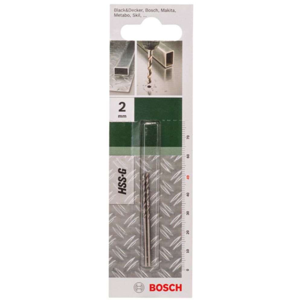 Bosch HSS G metalliporanterä 2,0 mm 2 kpl