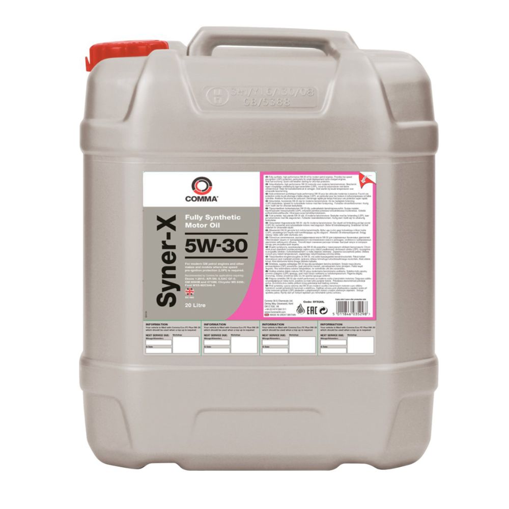 Comma Syner-X 5W-30 Dexos1 20 l moottoriöljy