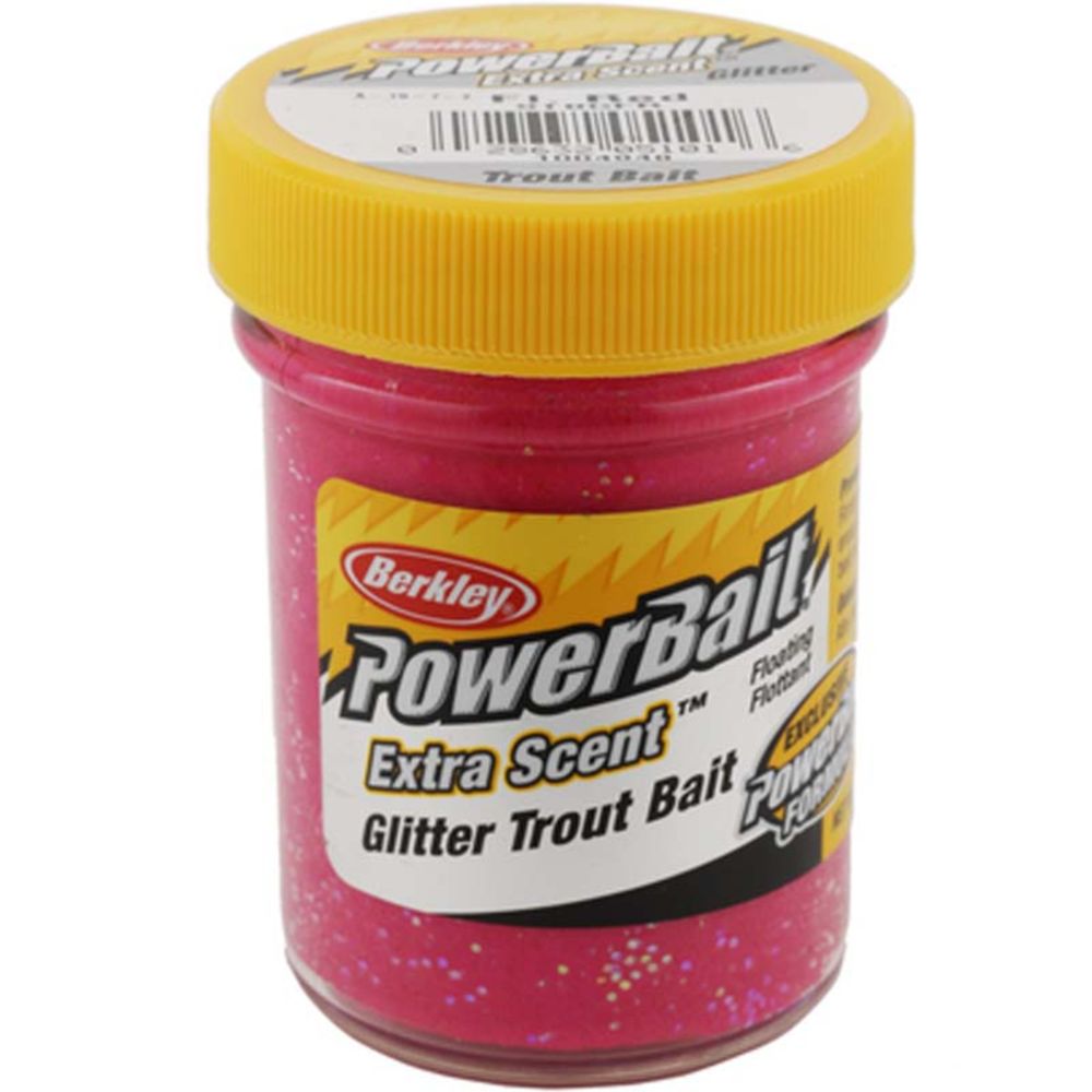 Berkley PowerBait Glitter Trout syöttitahna Fluo Orange valkosipuli 50 g
