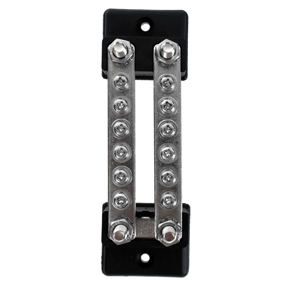 Arctic Marine kopplingsskena 12-48 V DC 12 platser med skydd