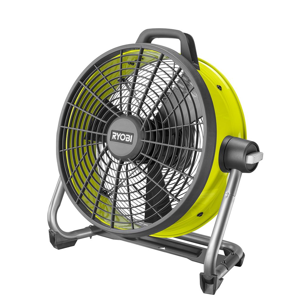 Ryobi ONE+ töökoja akuventilaator, 355 x 450 mm, R18F5-0 korpus