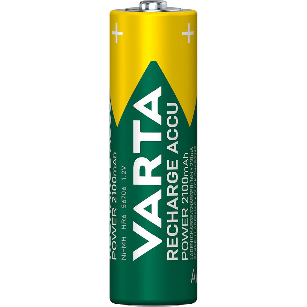 VARTA Recharge Accu Power AA 2100 mAh laddningsbara batterier, 4 st.