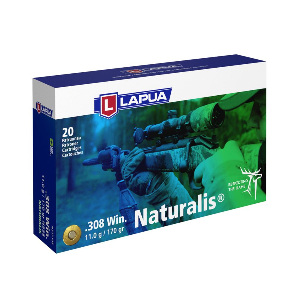 Lapua Naturalis .308 Win 11,0 g / 170 gr 20 kpl